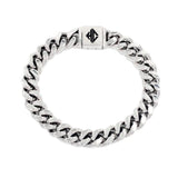 shot of the Classified Chain Bracelet in silver from the han cholo alien collection