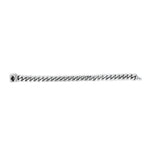 long detail of the Classified Chain Bracelet in silver from the han cholo alien collection