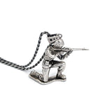 Cover Fire Army Man Pendant Pm Necklaces