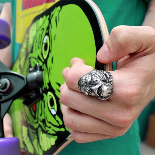 creature from the black lagoon ring with creature skateboard