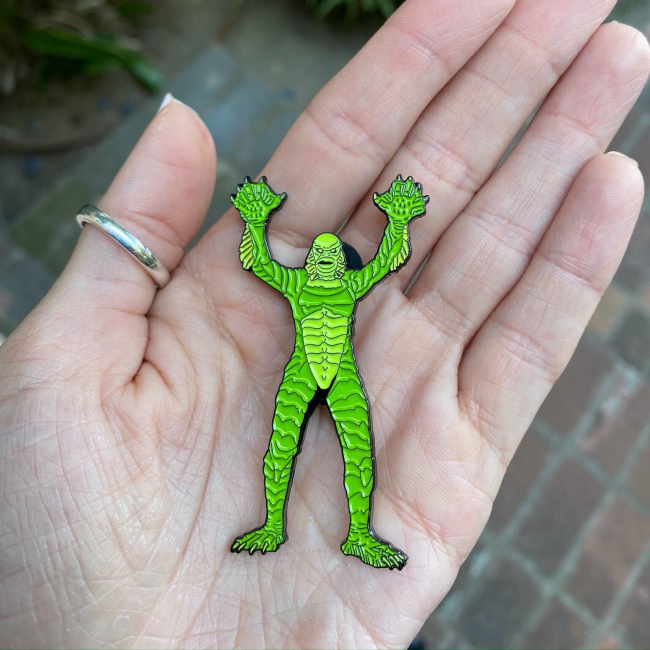 creature from the black lagoon full body pin