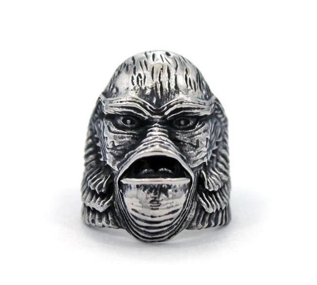 front of the Creature From The Black Lagoon Ring from the universal monsters collection.