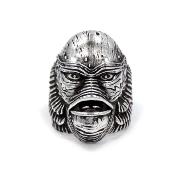 front of the Creature From The Black Lagoon Ring from the universal monsters collection.