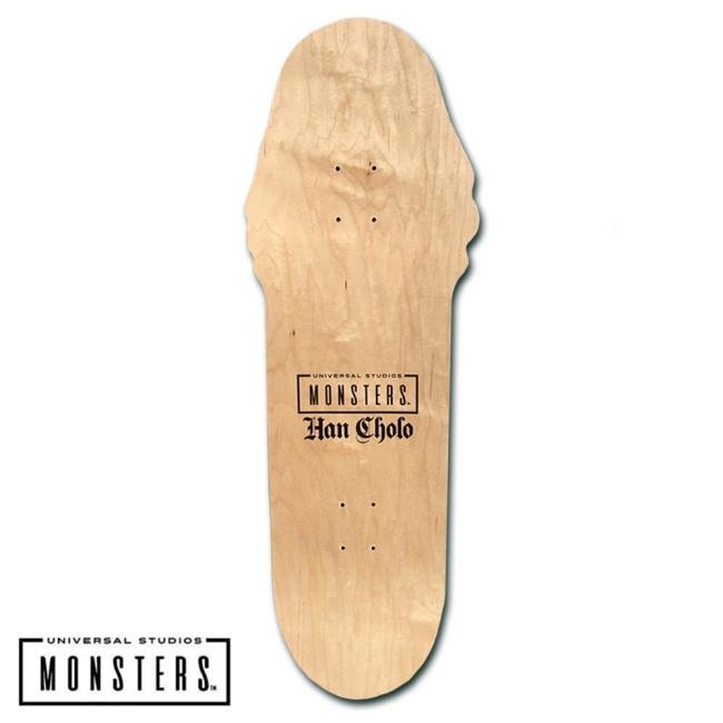 back of the Creature From The Black Lagoon Skateboard from the universal monsters collection