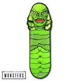 front of the Creature From The Black Lagoon Skateboard from the universal monsters collection