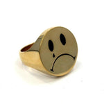 Cry Later Ring, sad face ring, sad boy, sad girl, han cholo ring, han cholo jewelry