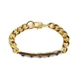 Her Crystal Spike Id Bracelet Ss Bracelets