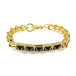 Her Crystal Spike Id Bracelet Ss Bracelets