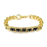 Her Crystal Spike Id Bracelet Ss Bracelets