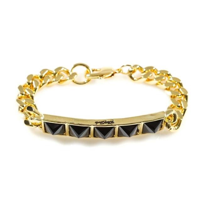 Her Crystal Spike Id Bracelet Ss Bracelets