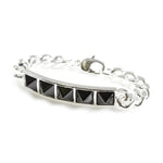 Her Crystal Spike Id Bracelet Ss Bracelets