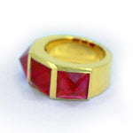 Crystal Spike Ring pm rings Precious Metals 