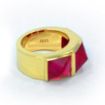 Crystal Spike Ring pm rings Precious Metals 