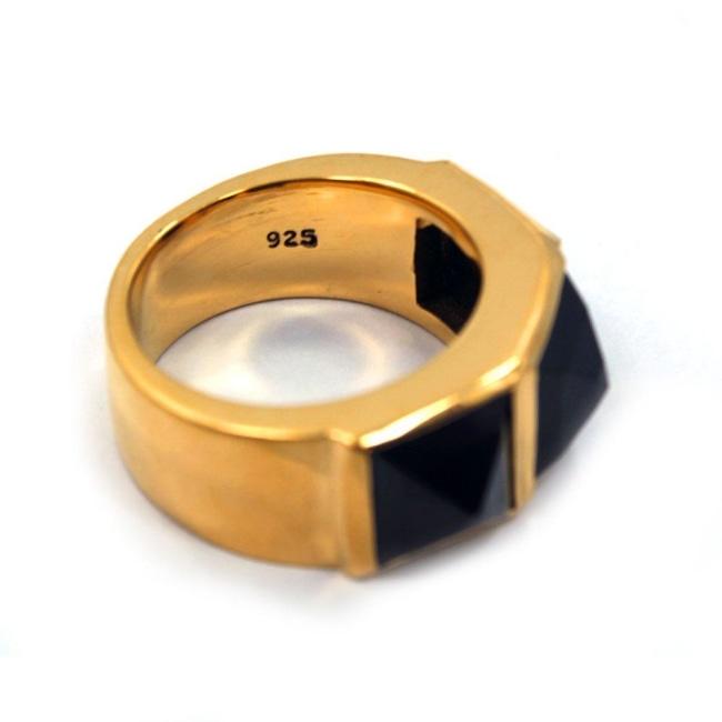 Crystal Spike Ring pm rings Precious Metals 