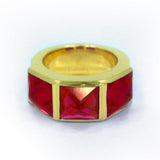 Crystal Spike Ring pm rings Precious Metals 