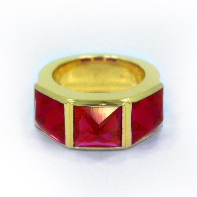 Crystal Spike Ring pm rings Precious Metals 