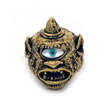 front of the Cyclops Ring in gold from the han cholo fantasy collection