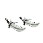 Dagger Stud Earrings pm earrings Precious Metals Sterling Silver .925 
