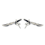 Dagger Stud Earrings pm earrings Precious Metals 