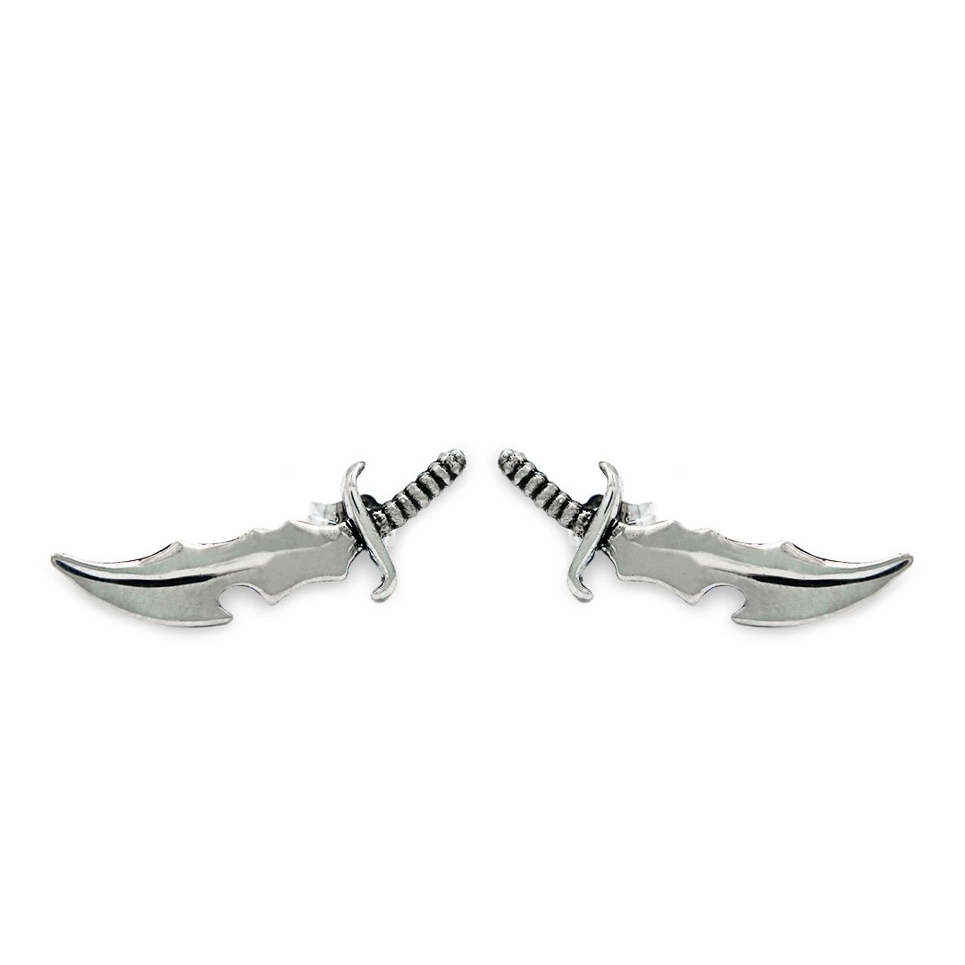 Dagger Stud Earrings pm earrings Precious Metals 
