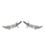 Dagger Stud Earrings pm earrings Precious Metals 