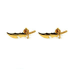 Dagger Stud Earrings Vermeil Pm Earrings