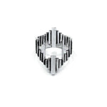front of the Dahlia Ring in silver from the han cholo precious metal collection