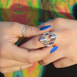 Dahlia Ring, Frank Lloyd Right, Hollywood hills, Hollywood ring, hollywood jewelry, han cholo ring