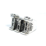 right side of the Dark Castle Ring in silver from the han cholo fantasy collection