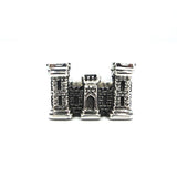 front of the Dark Castle Ring in silver from the han cholo fantasy collection