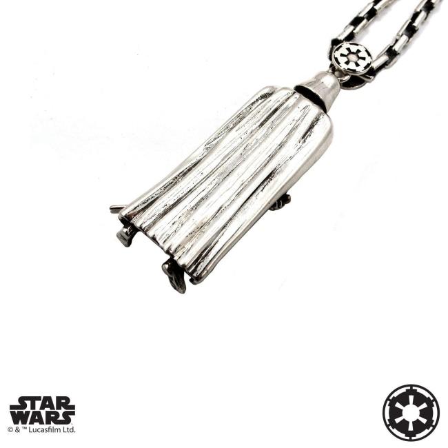 back of the darth vader Pendant from the han cholo star wars collection