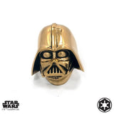 front of the darth vader ring in gold from the han cholo star wars collection