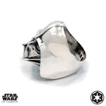 left side of the darth vader ring from the han cholo star wars collection