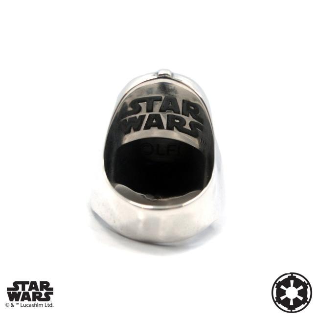 back of the darth vader ring from the han cholo star wars collection