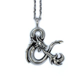 D&D Ampersand Logo Pendant,Dungeons and dragons necklace,D&D accessory,D&D jewelry,D&D pendant