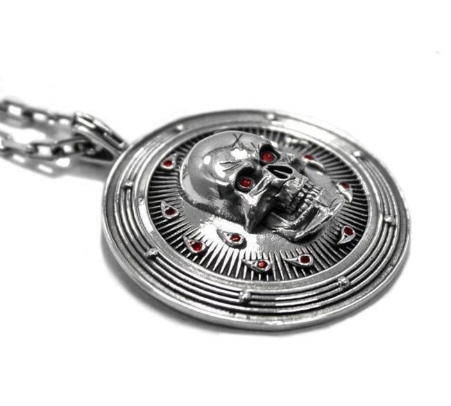D&D Baldurs Gate,D&D necklace,D&D jewelry,D&D pendant,Skull necklace,descent into avernus