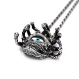 D&D Beholder,D&D jewelry,D&D pendant,D&D necklace