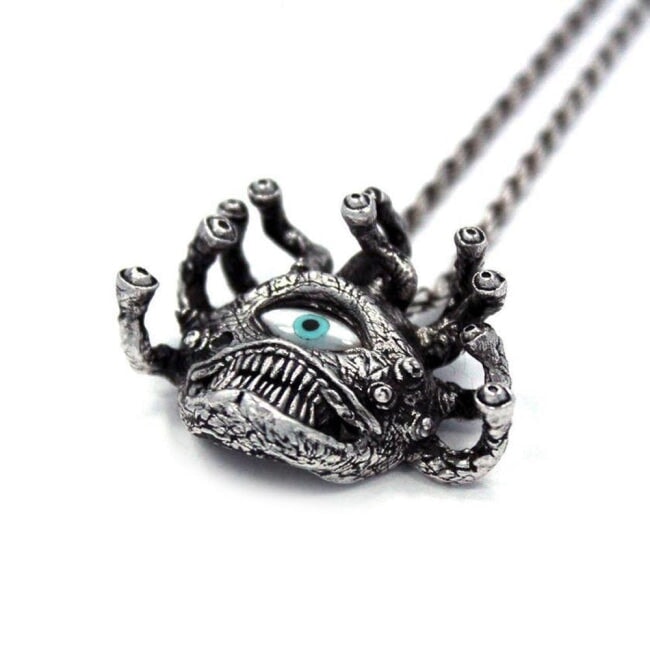 D&D Beholder,D&D jewelry,D&D pendant,D&D necklace