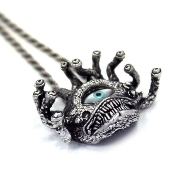 D&D Beholder,D&D jewelry,D&D pendant,D&D necklace