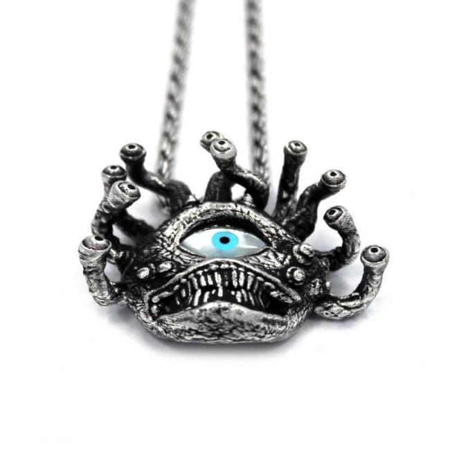 D&D Beholder,D&D jewelry,D&D pendant,D&D necklace
