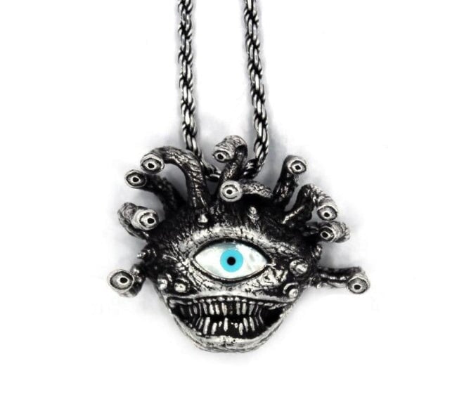 D&D Beholder,D&D jewelry,D&D pendant,D&D necklace