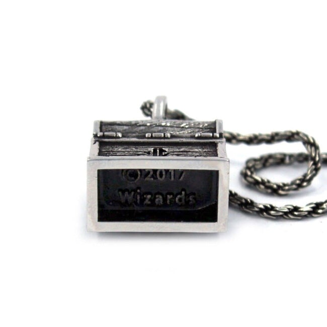 D&D Mimic,Mimic pendant,mimic monster,monster manual,mimic creature,D&D jewelry