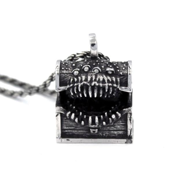 D&D Mimic,Mimic pendant,mimic monster,monster manual,mimic creature,D&D jewelry