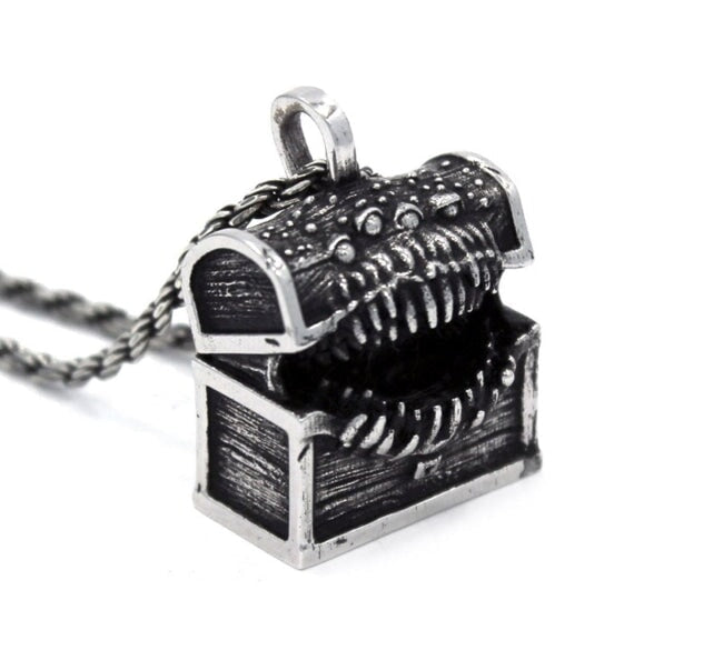 D&D Mimic,Mimic pendant,mimic monster,monster manual,mimic creature,D&D jewelry