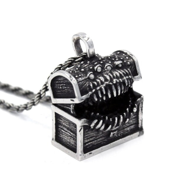 D&D Mimic,Mimic pendant,mimic monster,monster manual,mimic creature,D&D jewelry