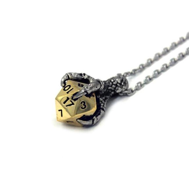 D&D Dragon Claw,Dungeons and Dragons Necklace,D&D pendant,D&D necklace,D&D accessory