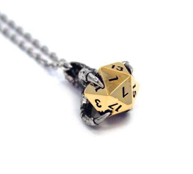 D&D Dragon Claw,Dungeons and Dragons Necklace,D&D pendant,D&D necklace,D&D accessory