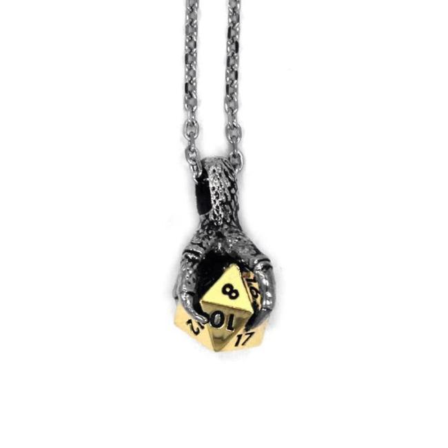 D&D Dragon Claw,Dungeons and Dragons Necklace,D&D pendant,D&D necklace,D&D accessory