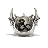 D&D Warduke Ring,Warduke character,silver D&D jewelry,D&D ring,Helmet ring,DND jewelry
