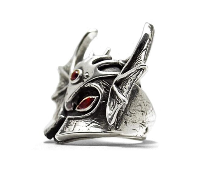 D&D Warduke Ring,Warduke character,silver D&D jewelry,D&D ring,Helmet ring,DND jewelry